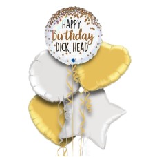 Happy Birthday Dickhead Balloon Bouquet